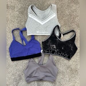 Champion and Under Armour Sports Bras Set